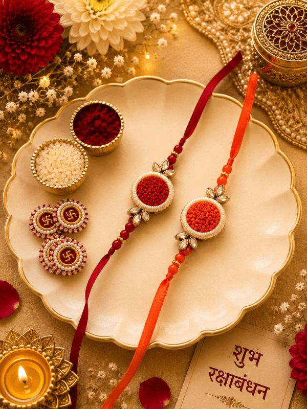 Coral Bloom Rakhi