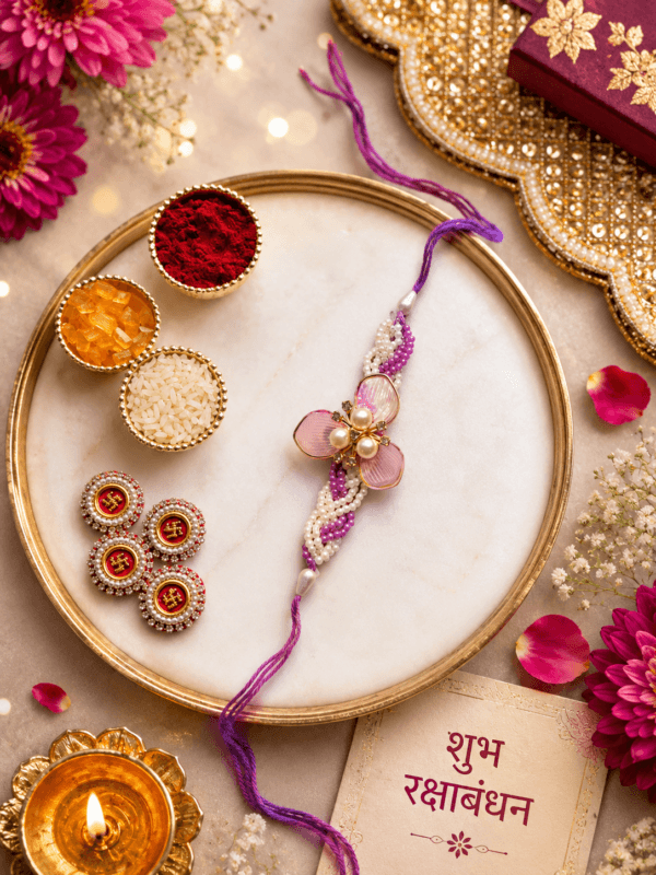 Lavender Bloom Rakhi