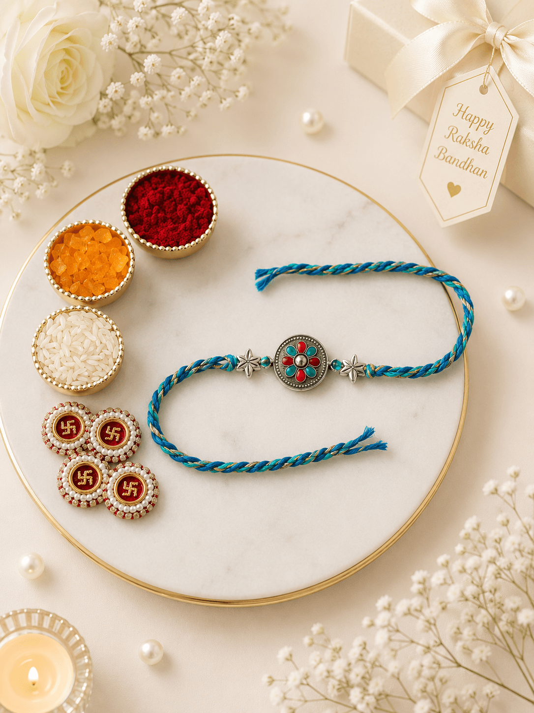 Morpankh Charm Rakhi