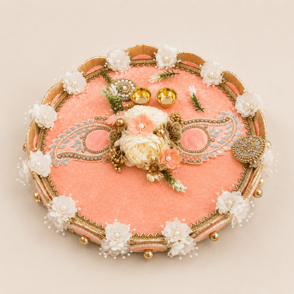 Pearl Petals Pooja Thali
